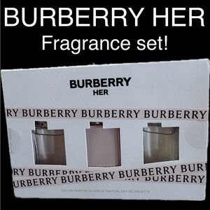 Burberry Her Fragrance Trio Set❤️🎁